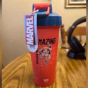 Amazing Spider-Man protein shaker bottle